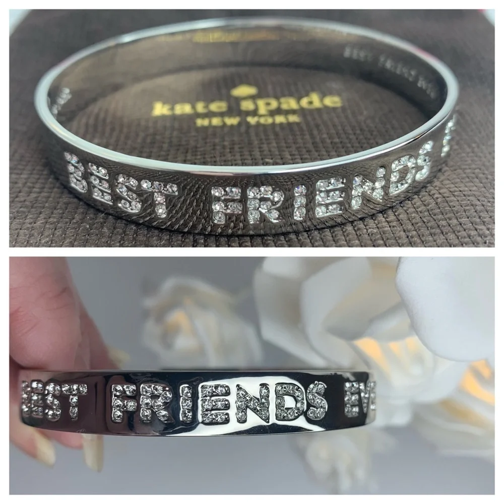 Kate Spade Best Friends Ever Bracelet Wedding Gift - Picture 2 of 2
